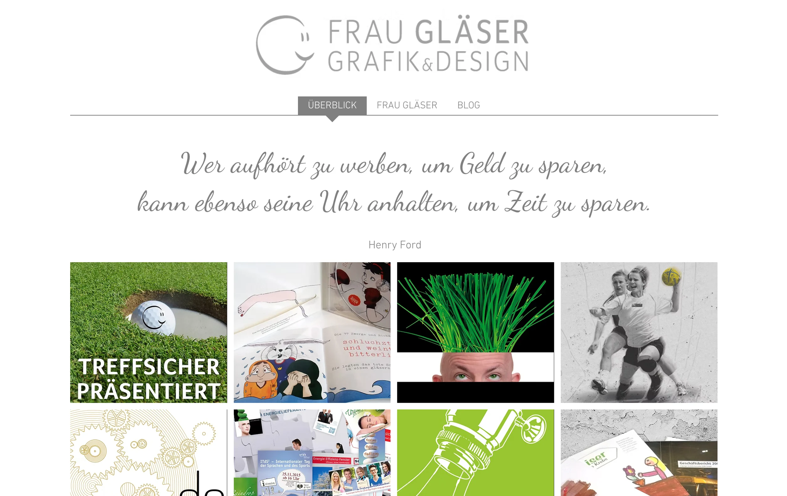 Startscreen frau-glaeser.de